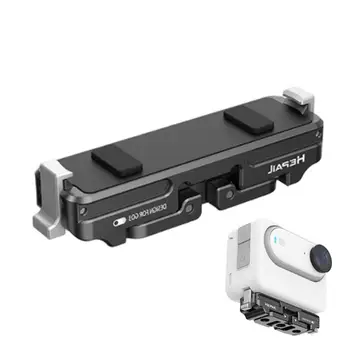 Hordozható mágneses gyorskioldó adapter rögzítőkonzolok Akciókamera tartozék Insta360 GO 3 hüvelykujj kamera gyorstartóhoz
